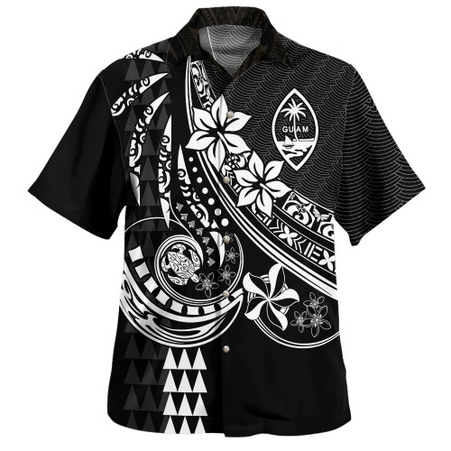 Guam Hawaiian Shirt The Flow of Ocean