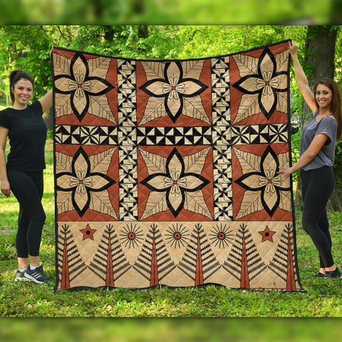 Tonga Premium Quilt Tapa Motif1