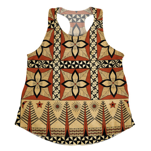 Tonga Women Tank Tapa Motif1