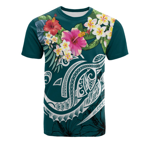 Polynesian T-Shirt Summer Plumeria