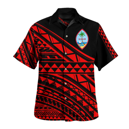 Guam Hawaiian Shirt Special Polynesian Ornaments