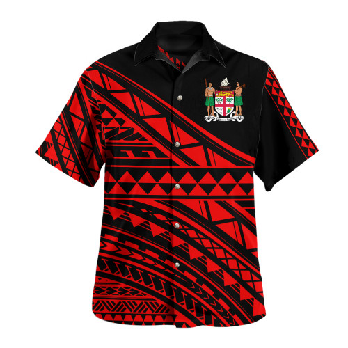 Fiji Hawaiian Shirt Special Polynesian Ornaments1