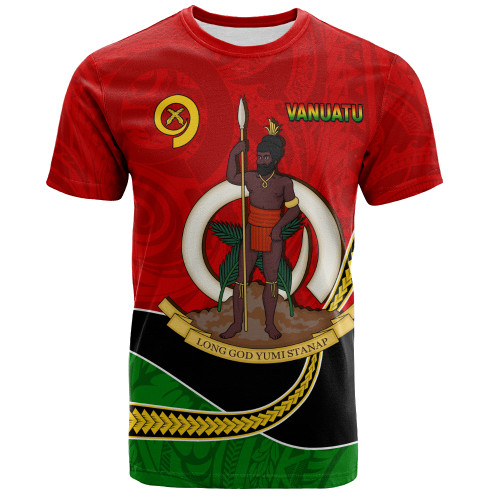 Vanuatu T-Shirt Melanesian Spirit Totem Art