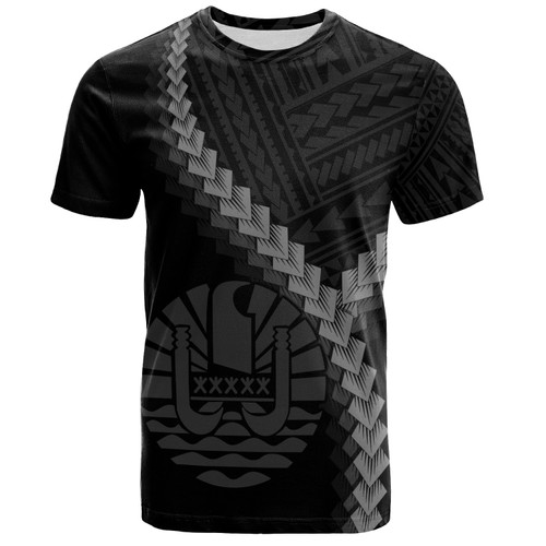 Tahiti T-Shirt Coat Of Arm Polynesian Tattoo Style1