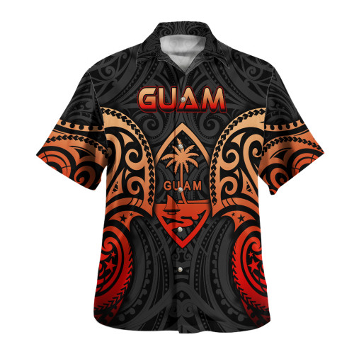 Guam Hawaiian Shirt Custom Personalised Spirit Red Version1