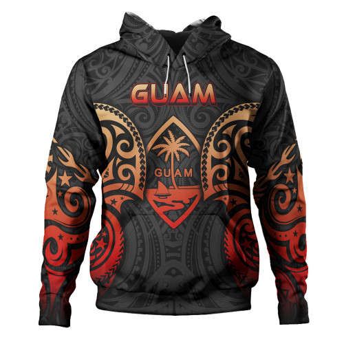 Guam Hoodie Custom Personalised Spirit Red Version1
