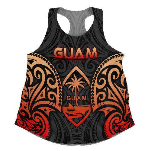 Guam Women Tank Custom Personalised Spirit Red Version1