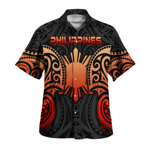 Philippines Filipinos Hawaiian Shirt Custom Personalised Spirit Red Version1