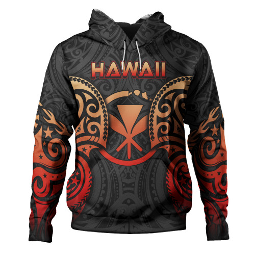 Hawaii Hoodie Custom Personalised Spirit Red Version1