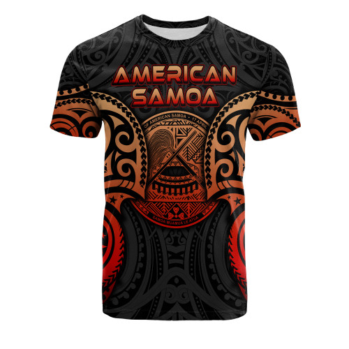 American Samoa T-Shirt Custom Personalised Spirit Red Version1