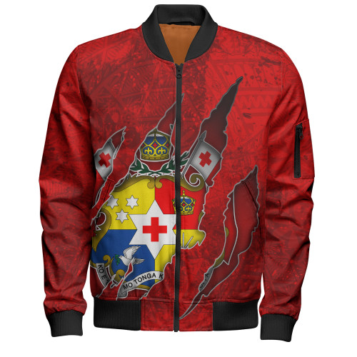 Tonga Bomber Jacket Coat Of Amrs Scratches Cracks Style