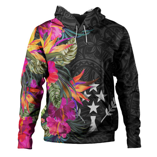 Kosrae Hoodie Polynesian Hibiscus Pattern1