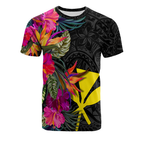 Hawaii T-Shirt Polynesian Hibiscus Pattern1