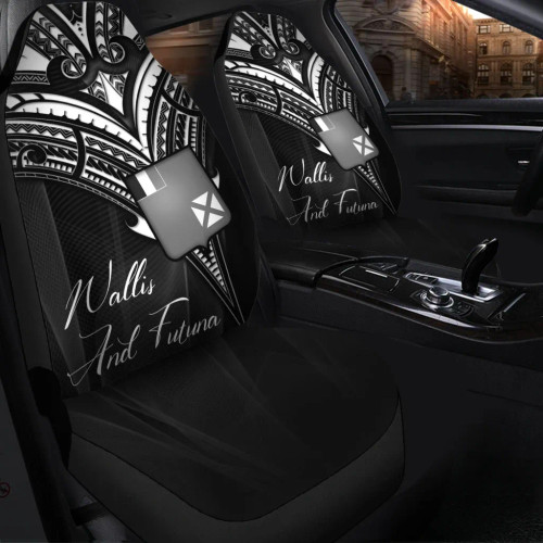 Wallis and Futuna Car Seat Cover - Cross Style