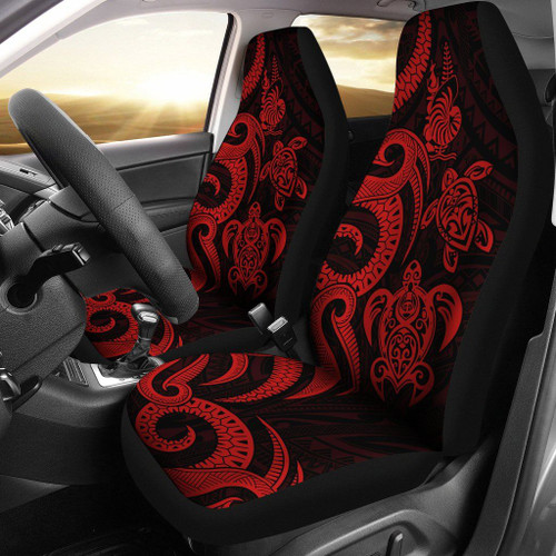 New Caledonia Car Seat Covers - Red Tentacle Turtle