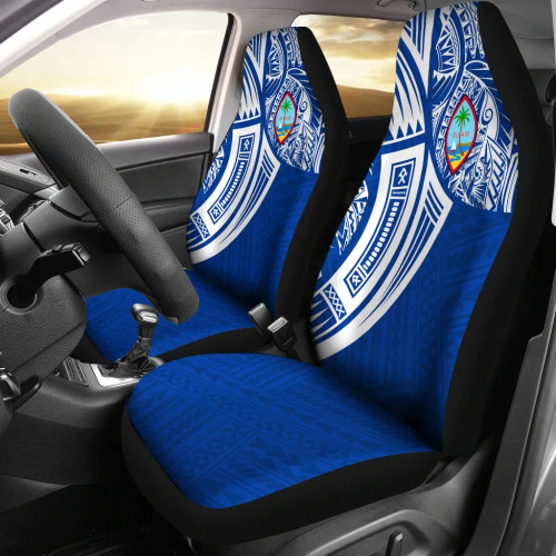 Guam Polynesian Car Seat Covers - Tribal Tattoo