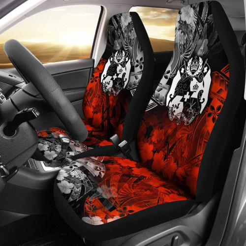 Tonga Polynesian Car Seat Cover - Vintage Polynesian Style25