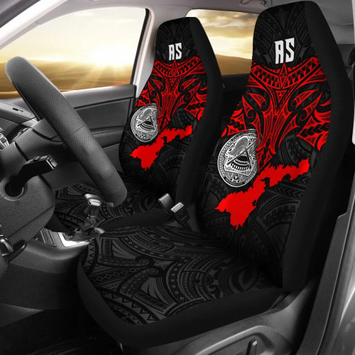 American Samoa Polynesian Car Seat Covers - Whale Tail