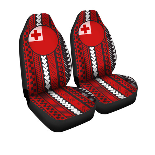 Tonga Polynesian Car Seat Cover - Tonga Flag