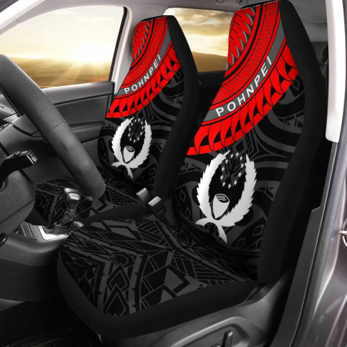 Pohnpei Car Seat Covers - Ginger Lei Pattern