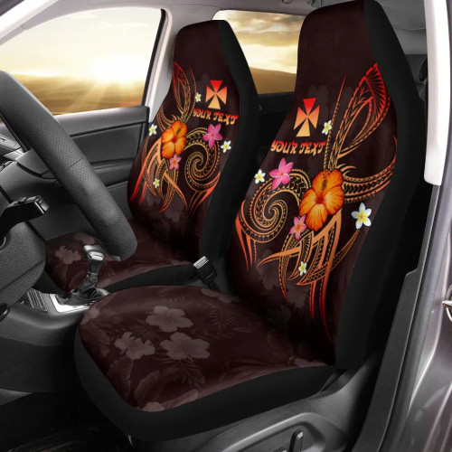 Wallis and Futuna Polynesian Personalised Car Seat Covers - Legend of Wallis and Futuna (Red)