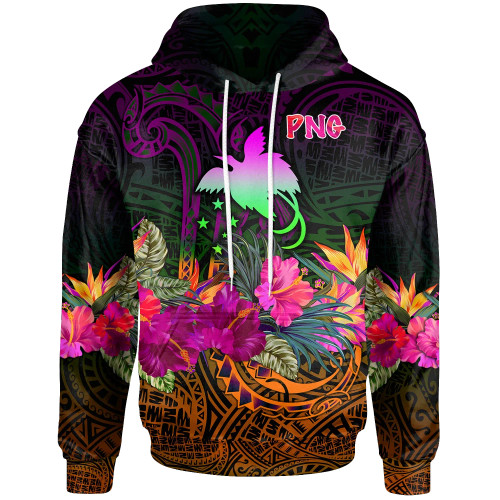 Papua New Guinea Hoodie - Summer Hibiscus