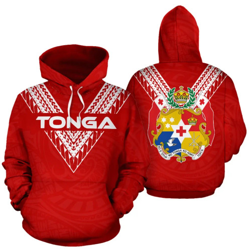 Tonga Polynesian All Over Hoodie