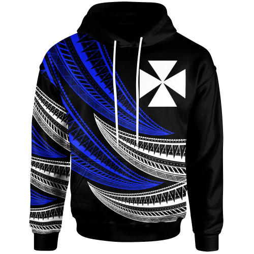 Wallis & Futuna - Custom Personalised Hoodie - Wave Pattern Alternating