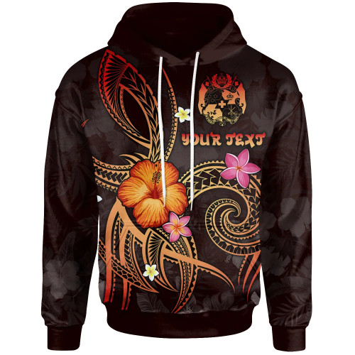 Tonga Polynesian Personalised Hoodie - Legend of Tonga (Red)