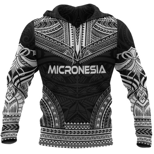 Micronesia Polynesian Chief Hoodie - Black Version
