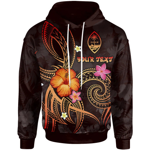 Guam Polynesian Personalised Hoodie - Legend of Guam (Red)