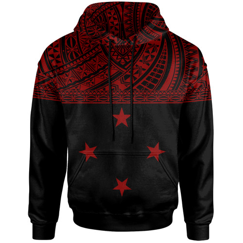 Chuuk States All Over Hoodie - Red Version