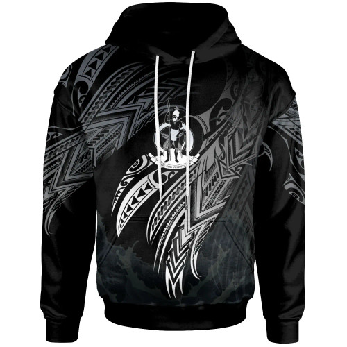 Vanuatu Polynesian Hoodie - Legend White  Version