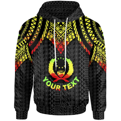 Pohnpei Custom Personalised Hoodie - Polynesian Armor Style Reagge