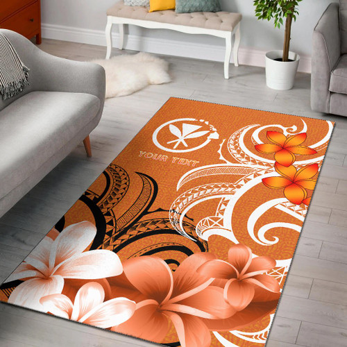 [Custom] Hawaii Personalised Area Rug - Hawaiian Spirit Polynesian 1