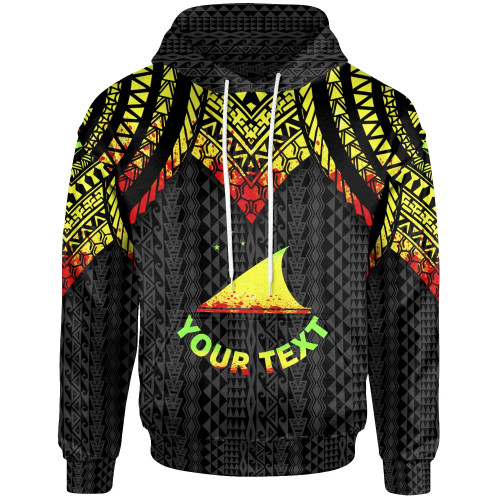 Tokelau Custom Personalised Hoodie - Polynesian Armor Style Reagge