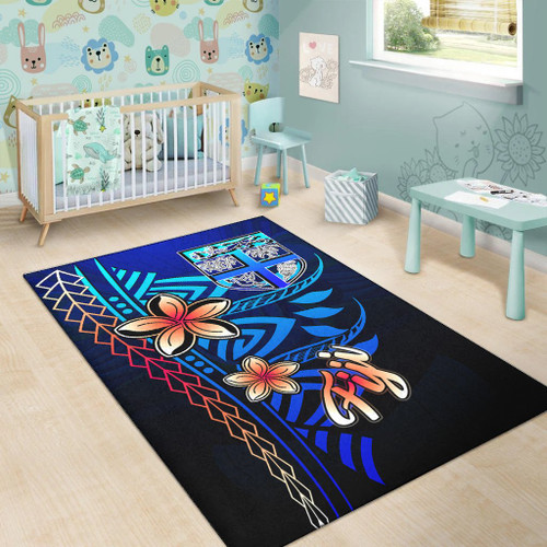 Fiji Area Rug - Vintage Tribal Mountain Polynesian 4