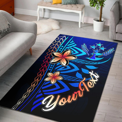 Kosrae Custom Personalised Area Rug - Vintage Tribal Mountain Polynesian 1
