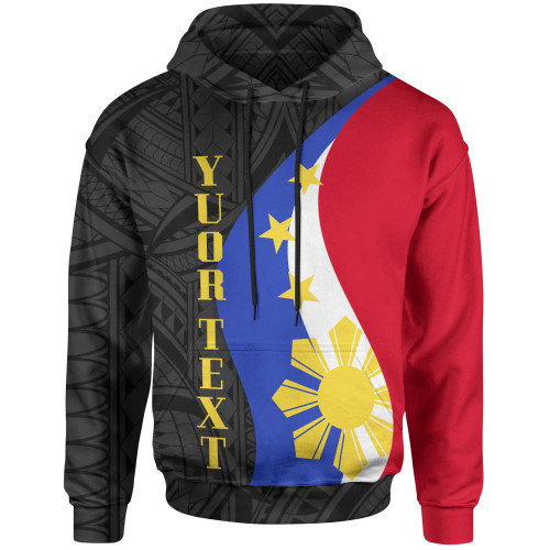 Philippines Custom Personalised Hoodie - King Lapu-Lapu Polynesian Pattern