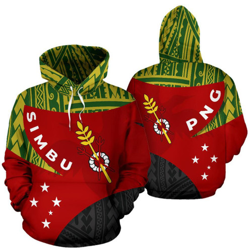 Simbu Papua New Guinea Polynesian Hoodie - Simbu Papua New Guinea Coat Of Arms Endless 02