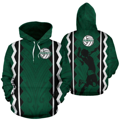 Polynesian Hawaii Women As Volleyball Team Supporter All Over Hoodie