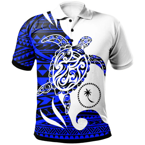 Chuuk Custom Personalised Polo Shirt - Mega Turtle 1