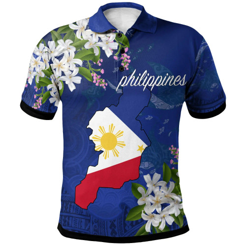 Philippines Polo Shirt - Filipino With Map 1
