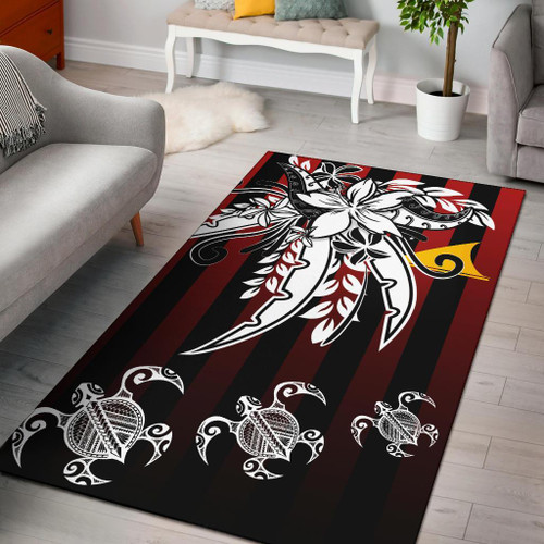 Tokelau Area Rug - Vertical Stripes Style Polynesian 1