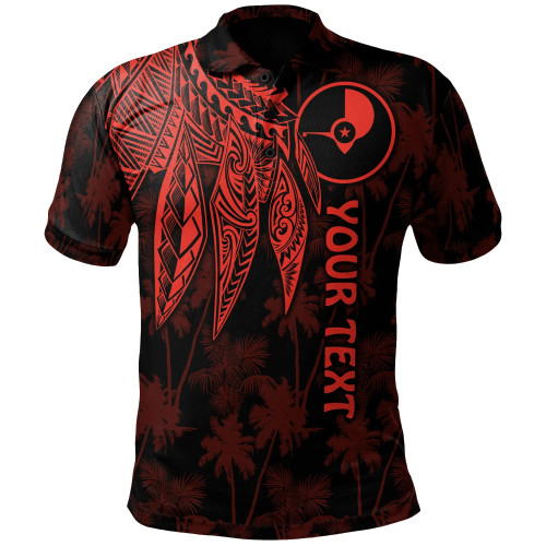 Yap Personalised Polo - Polynesian Wings (Red) 1