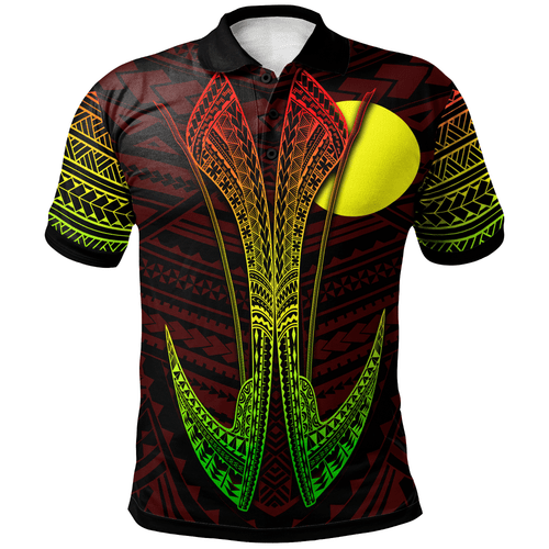 Palau Custom Personalised  Polo Shirt - Fish Hook Ver2 1
