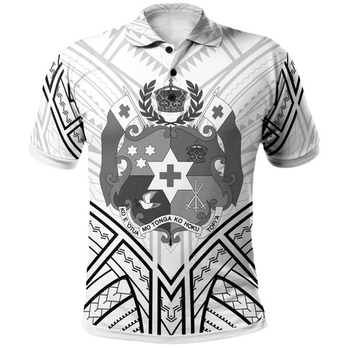 Tonga Polo Shirt - Tonga Seal Tribal Patterns 1