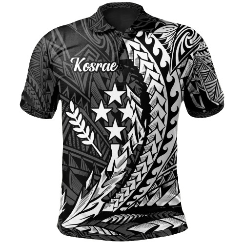 Kosrae State Polo Shirt - White Wings Style 1