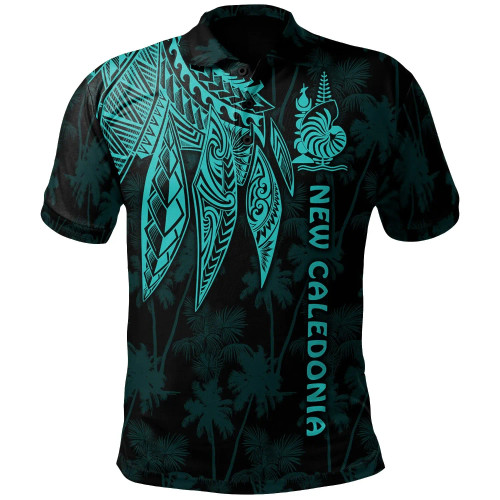 New Caledonia Polo - Polynesian Wings Turquoise 1