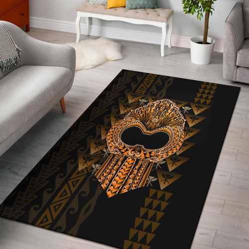 Hawaii Polynesian Area Rug - Ikaika Hawaiian Polynesian 1